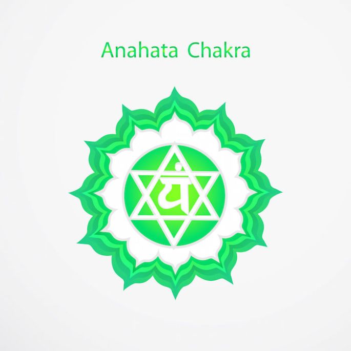 34656790 - symbol of anahata chakra vector